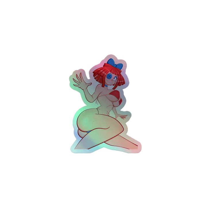 Doll Girl Sticker Holographic product image (1)