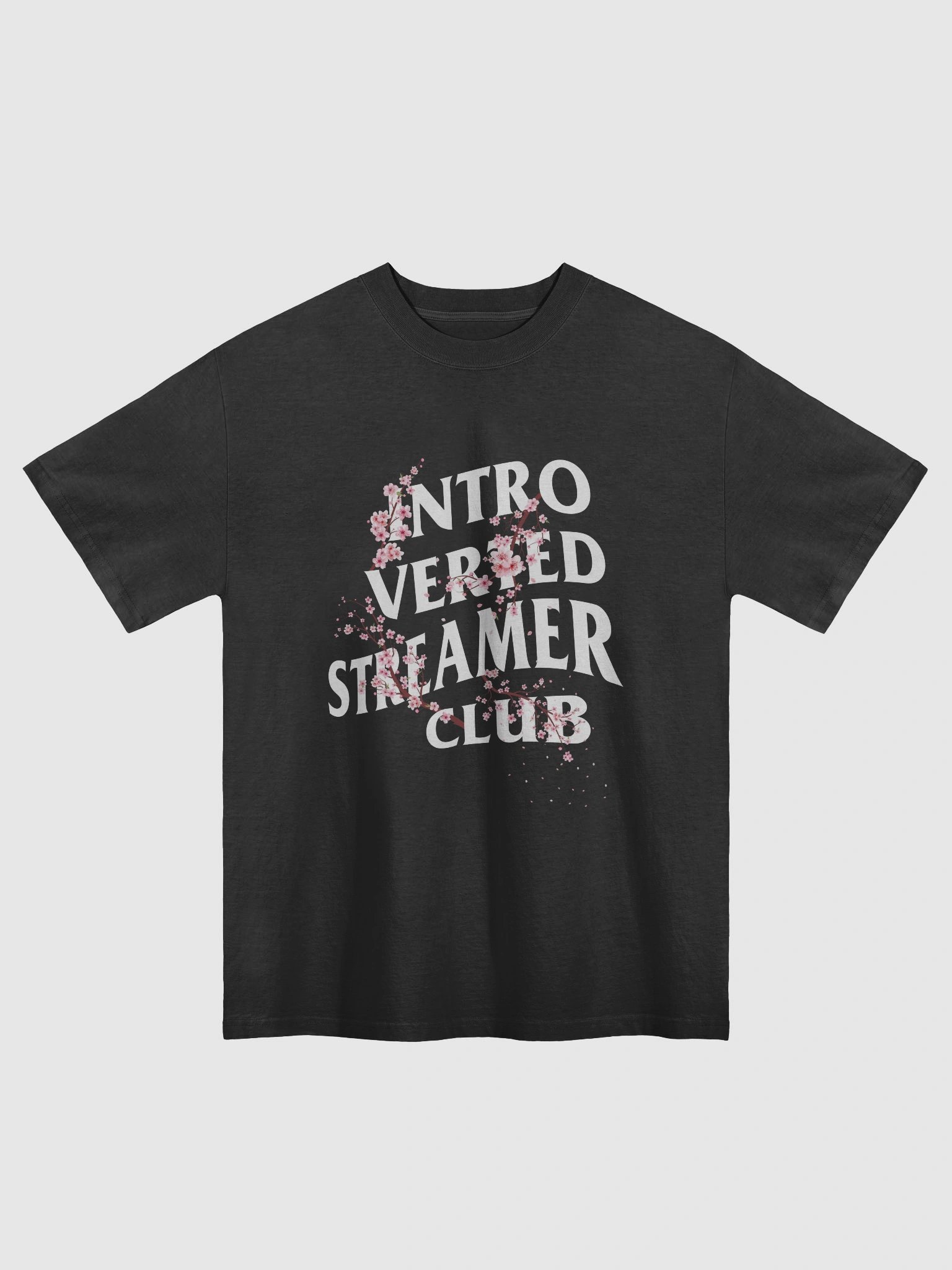 Introverted Streamer Club Sakura Oversized Tee product image (2)