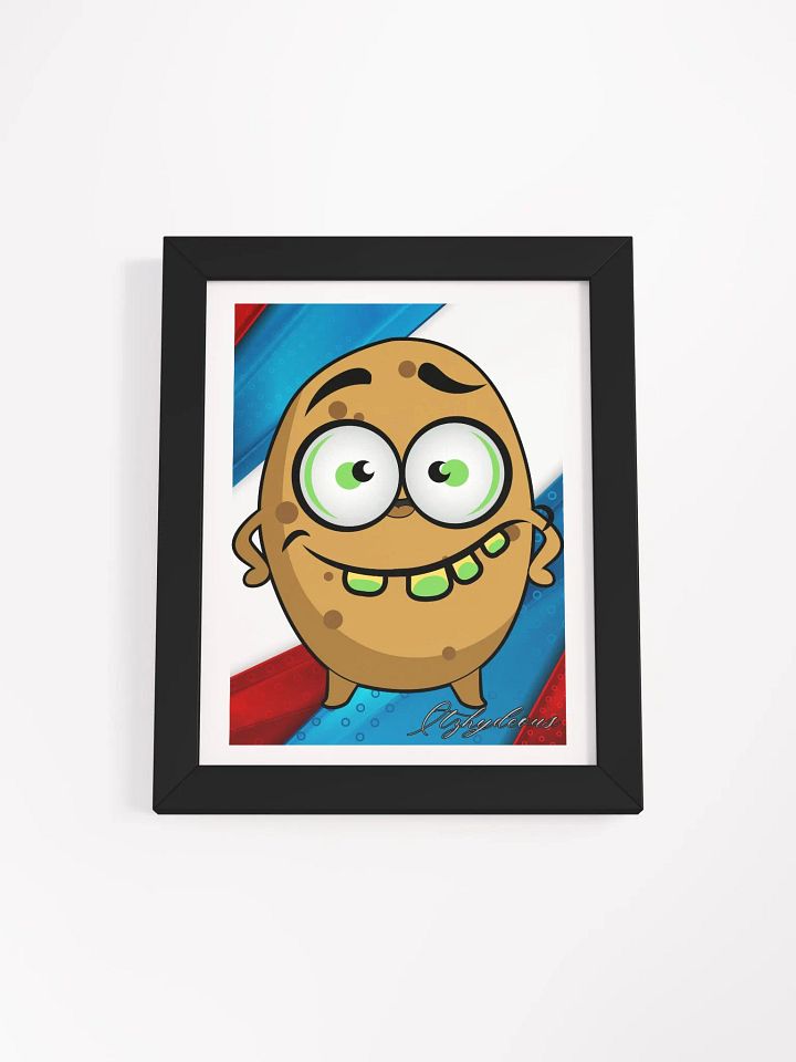 Psychedelic Potato - Framed Matte Poster product image (1)
