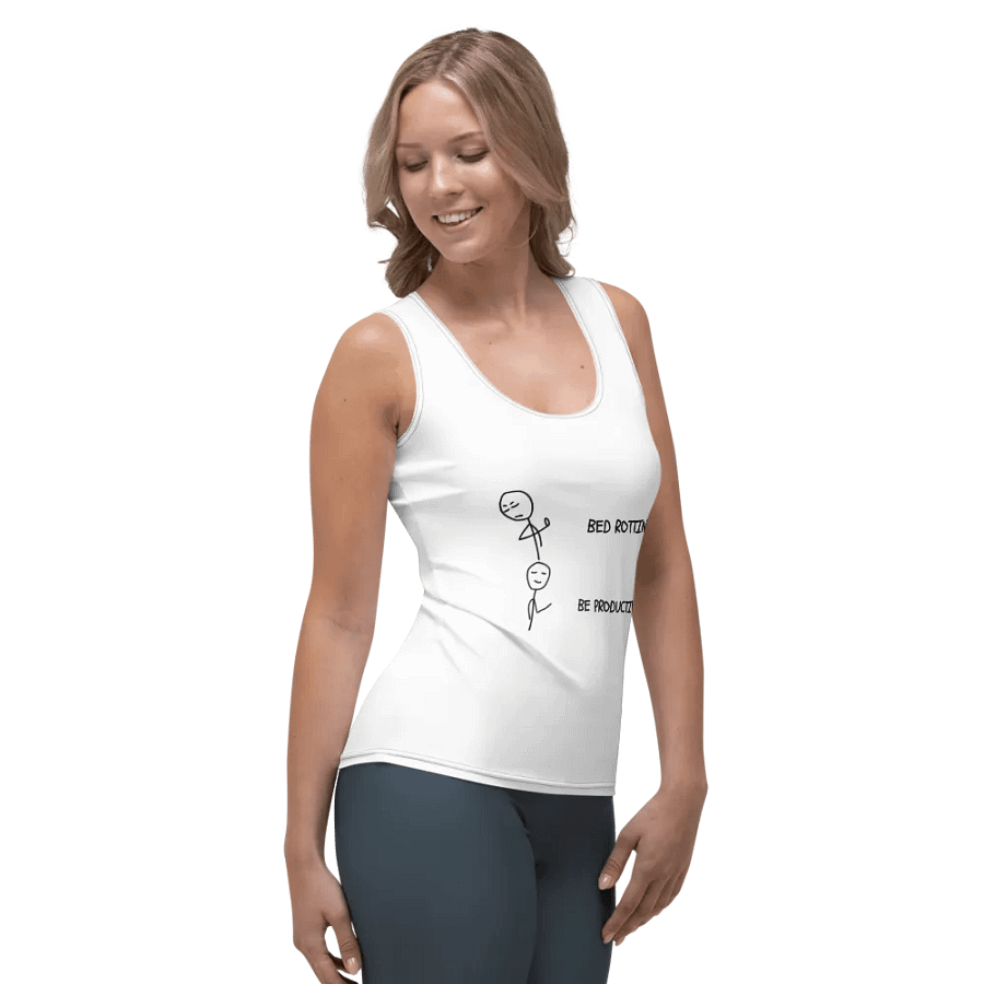Bed Rotting vs Be Productive Tank Top product image (4)