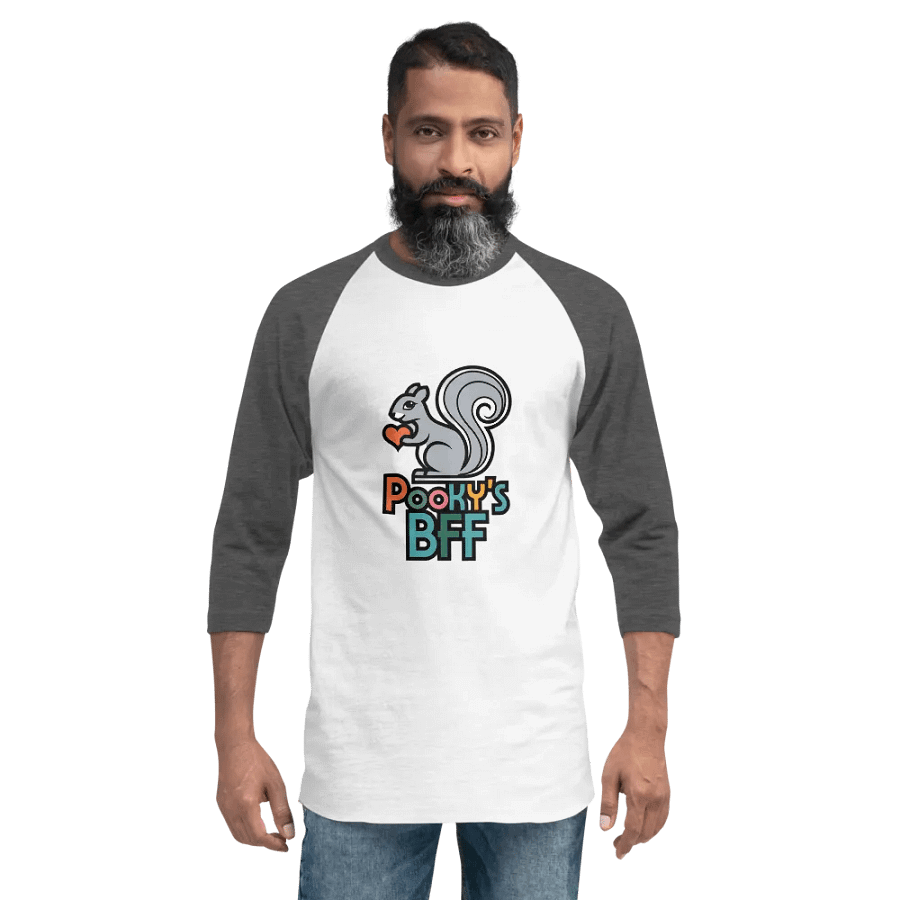 Pooky's BFF Squirrel Raglan Tee product image (2)