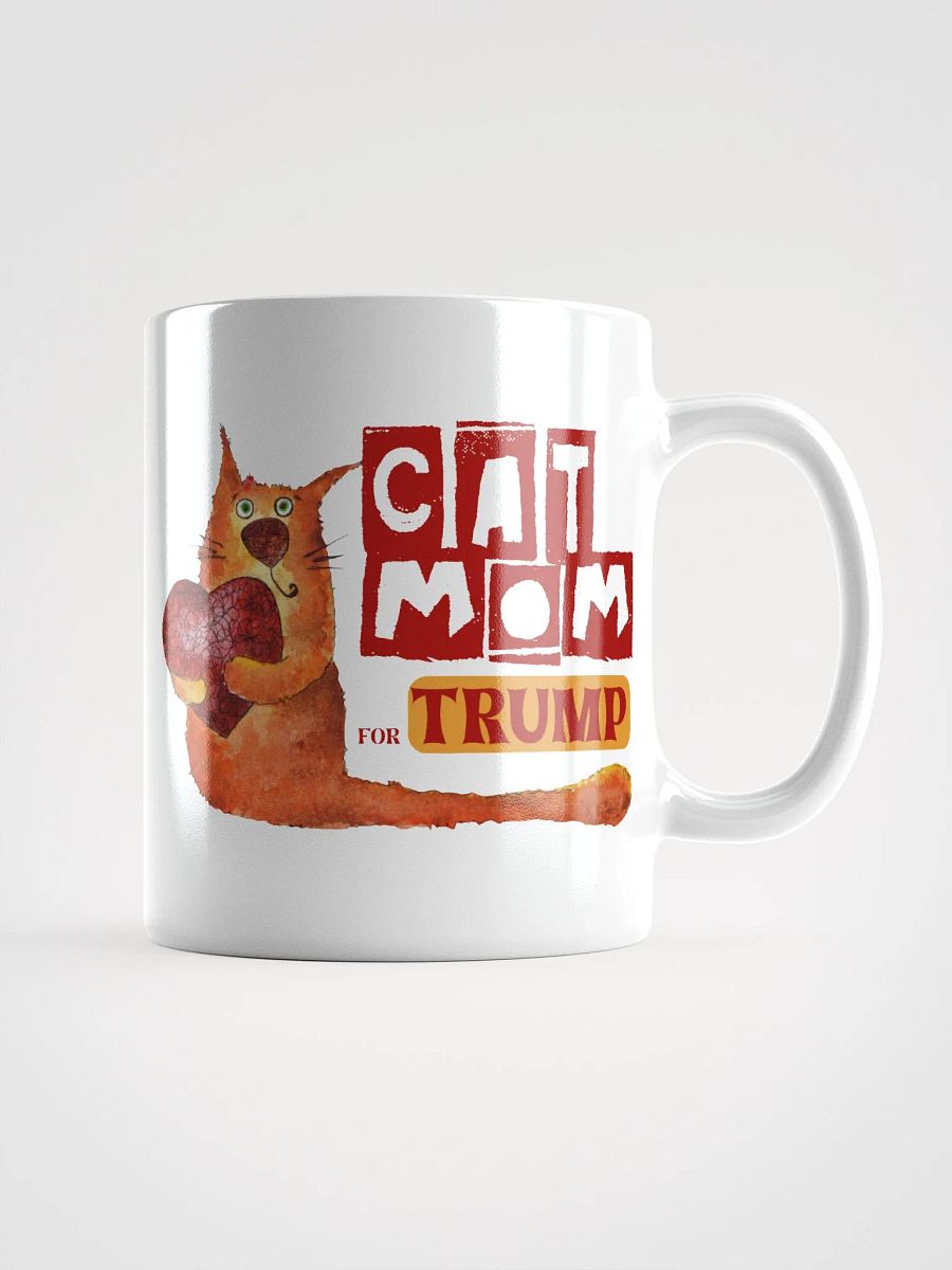 Cat Heart Mom For Trump Mug product image (2)