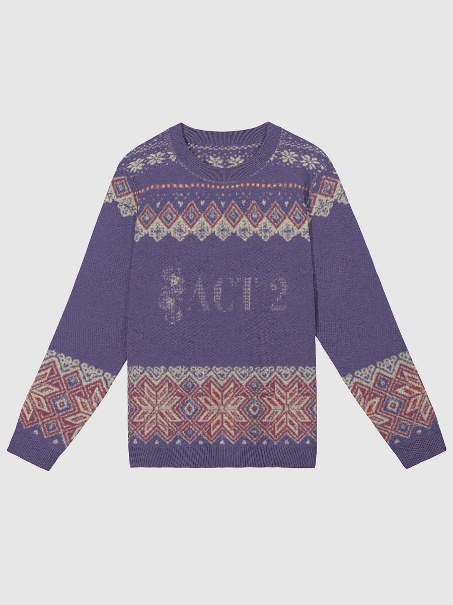 ACT 2 Theatre Ugly Sweater Purple product image (1)