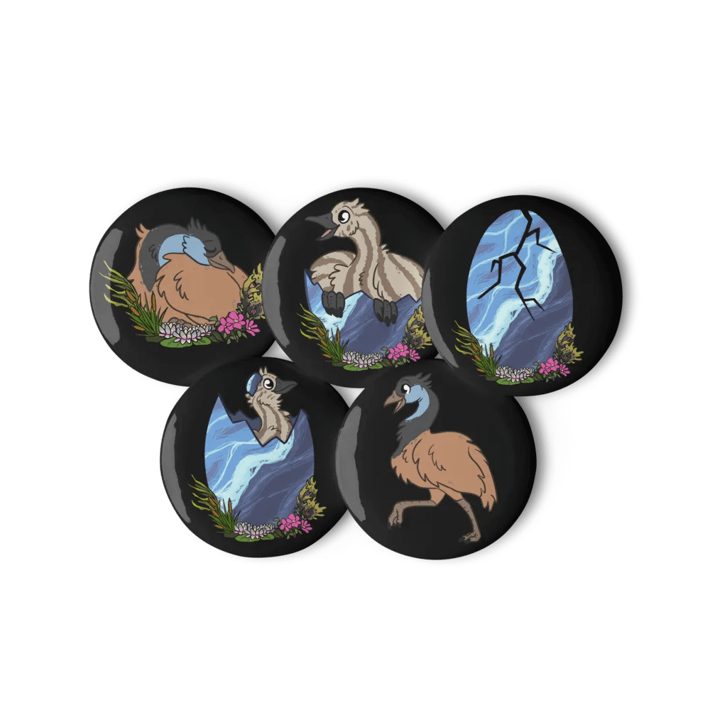 RAWR Tide Pins - Large Black product image (1)