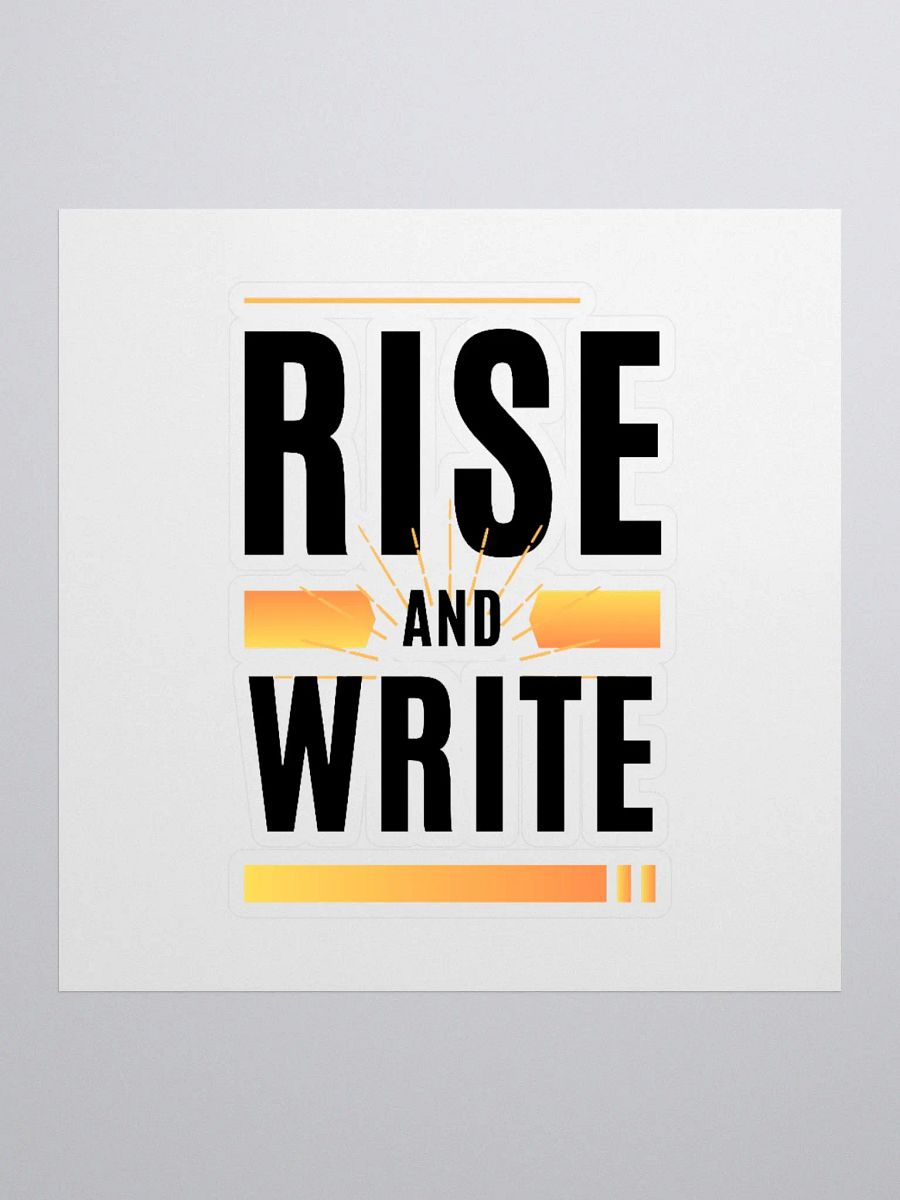 Rise and Write Stickers product image (1)
