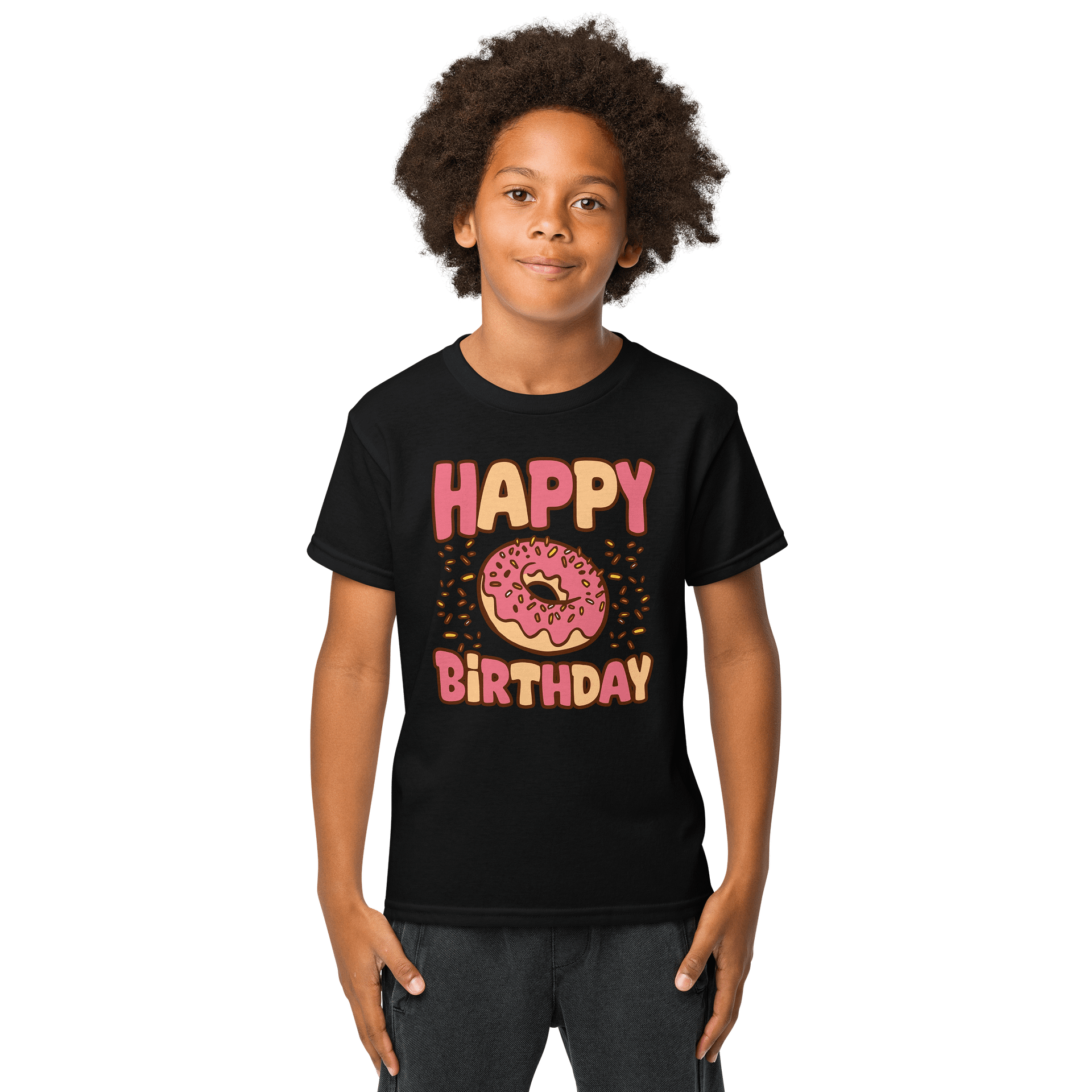 Happy Birthday (Donuts) T-Shirt For Kids product image (1)