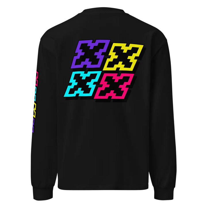 Prxss Thx Bxttxn! Premium Long-Sleeve product image (2)