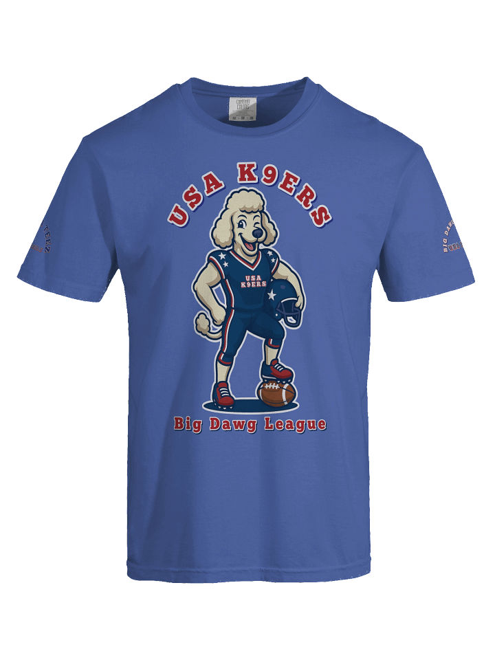 Unisex Heavyweight T-Shirt Beige Poodle USA K9ERS product image (1)