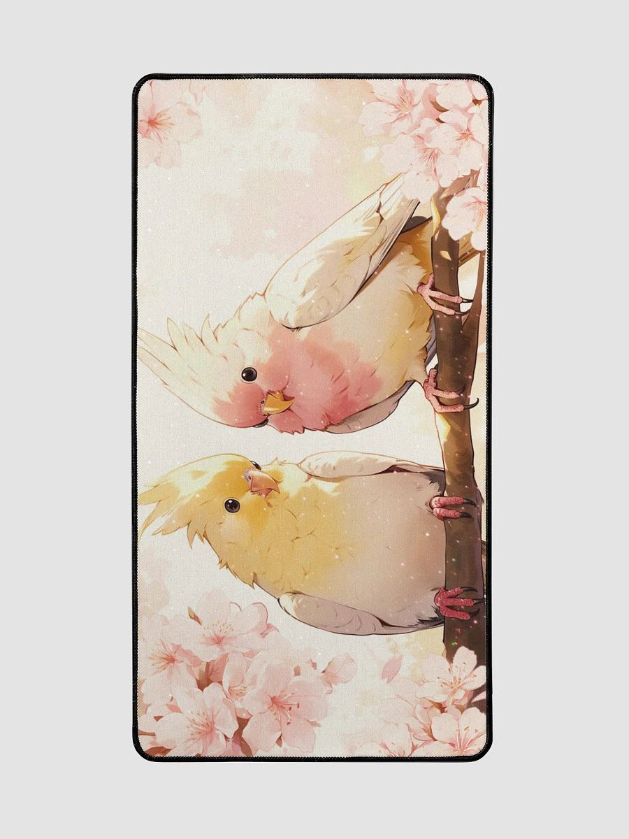 Tapis De Bureau Calopsittes en fleurs de cerisier product image (2)