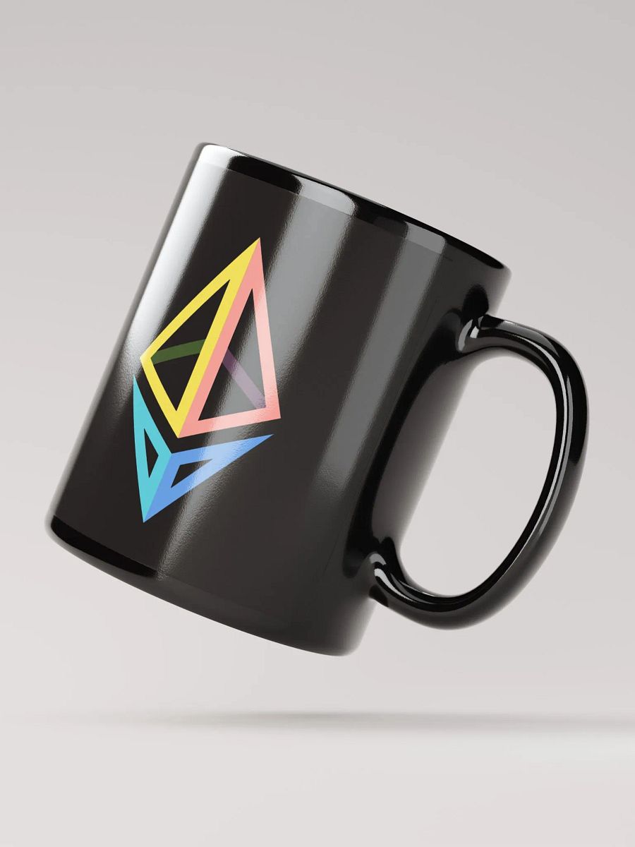 Ethereum Logo Black Mug product image (3)