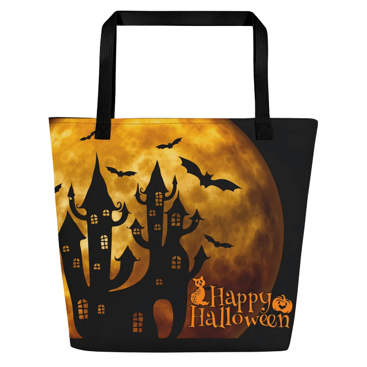 Moonlit Haunted Halloween Tote Bag product image (1)