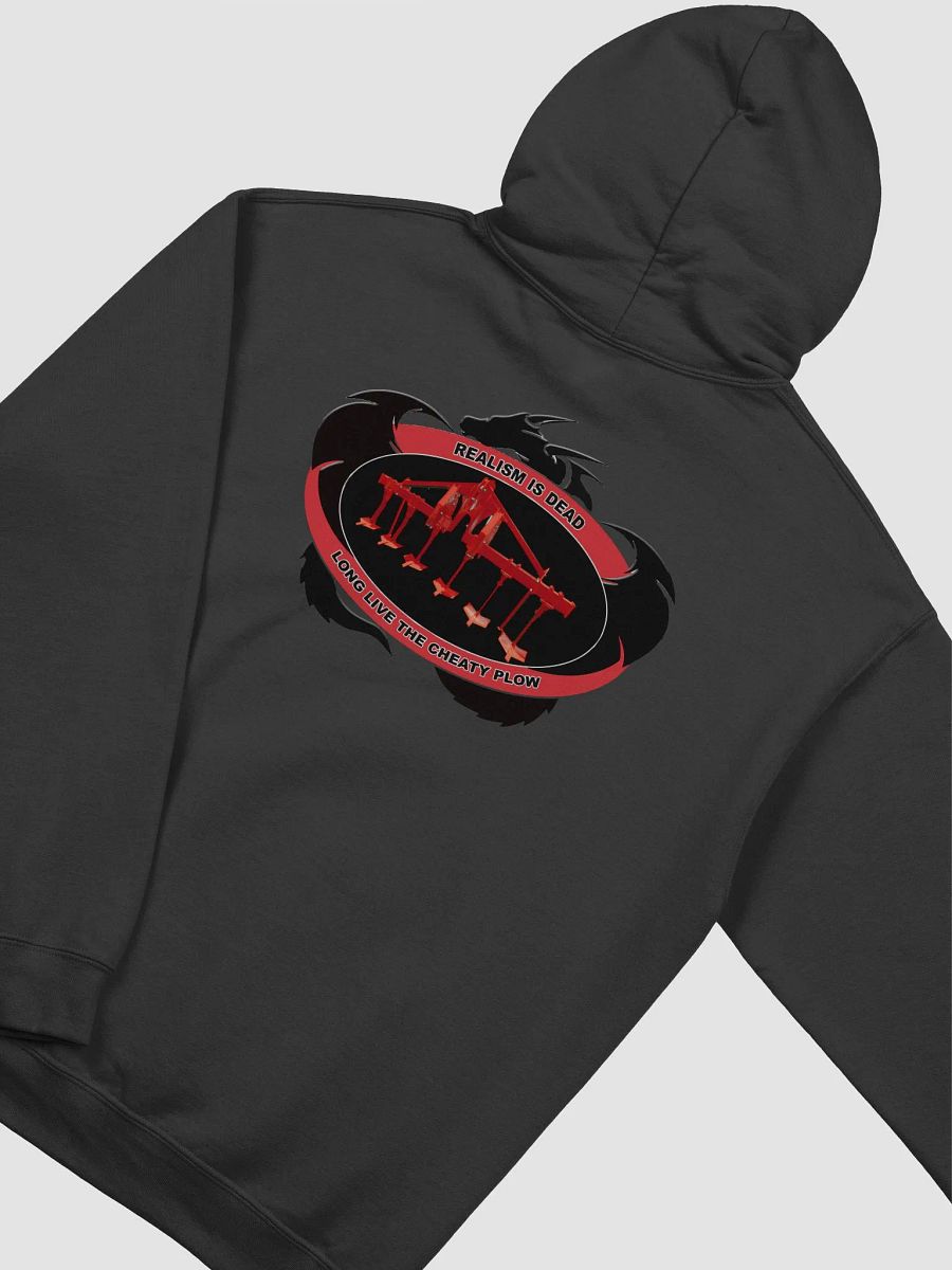 Realism is dead rear print hoodie product image (4)