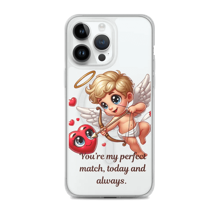 Cherub's Love Arrow iPhone® MagSafe® Clear Case product image (1)