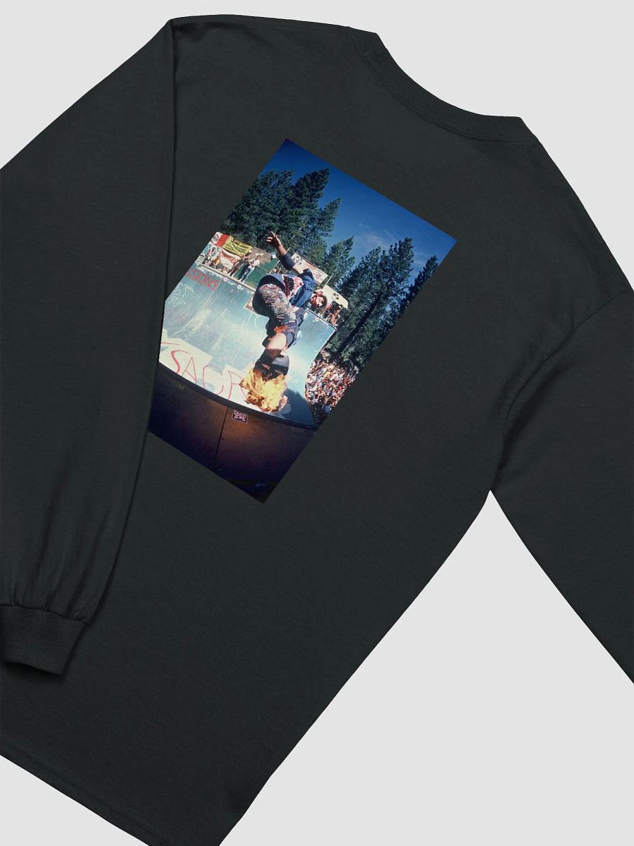 Lance Mountain 1985 Tahoe | Long Sleeve Crew Shirt (Dark) product image (4)