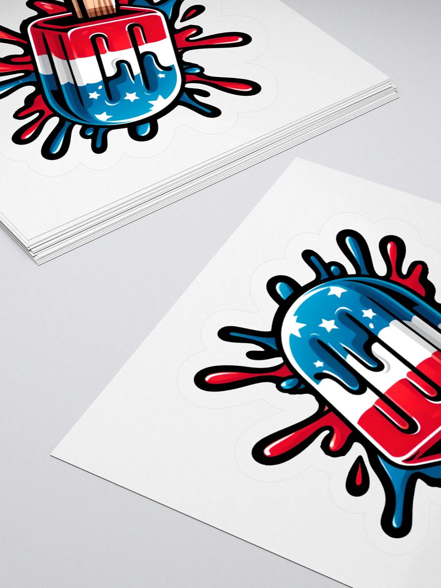 Patriotic Popsicle Sticker product image (10)