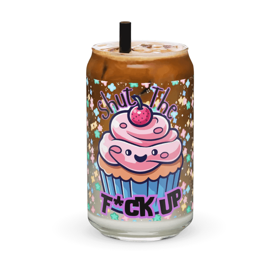 Sassy Cupcake Can Glass product image (36)