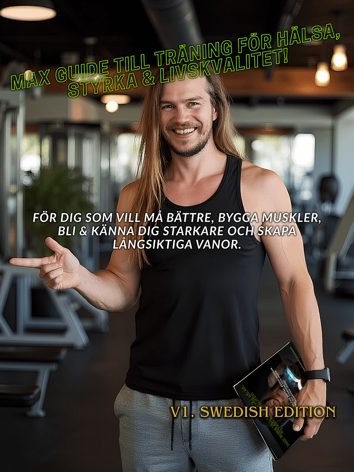 Max Guide till Träning för Hälsa, Styrka och Livskvalitet! (v.1) product image (1)