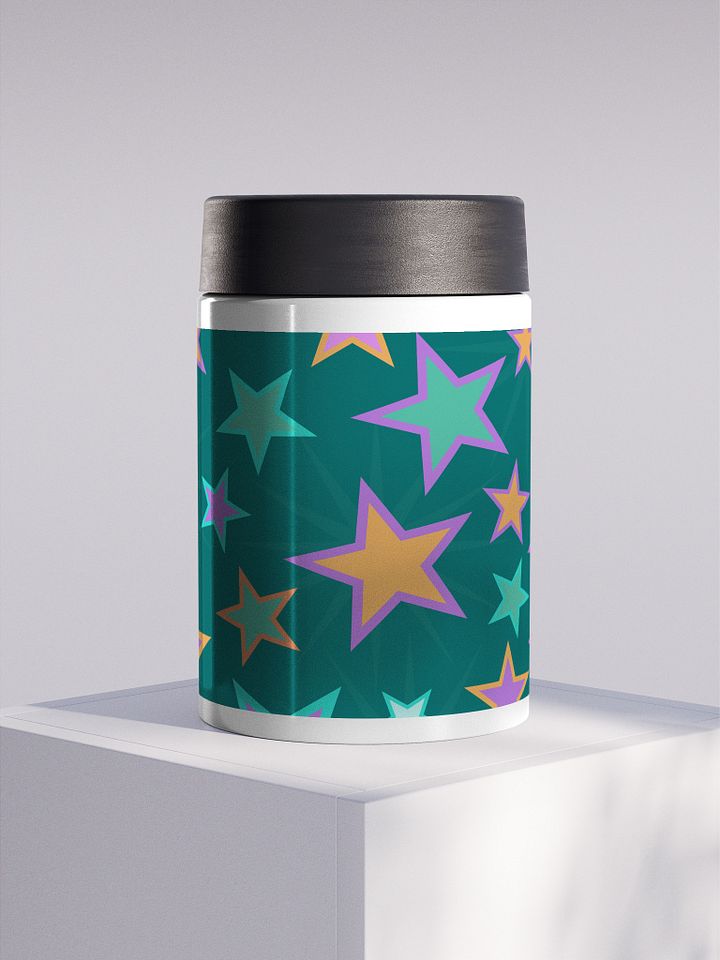 Seeing Stars Party Time! Stainless Steel Koozie product image (1)