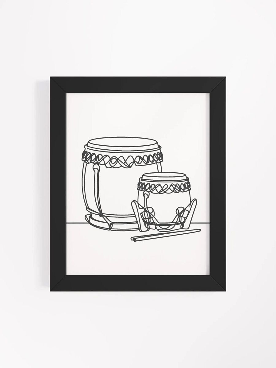 Traditional Japanese Drum Line Art Set Poster product image (102)