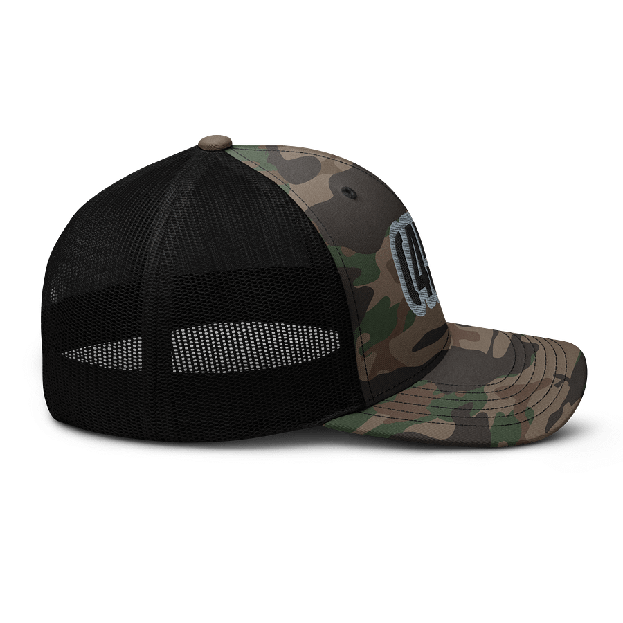 Retro Camo Number Trucker Cap product image (5)