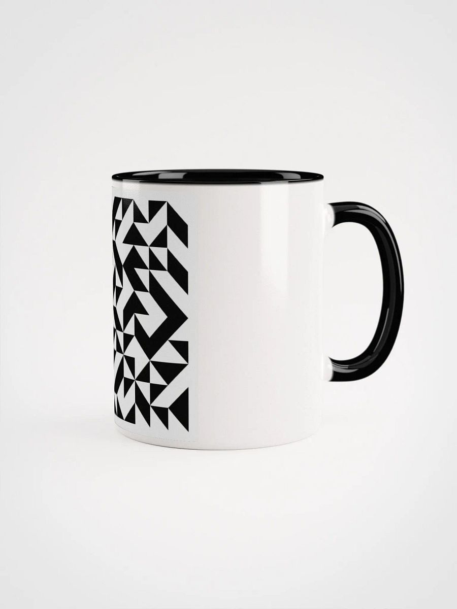 Abstract Geometric Harmony Ceramic Mug product image (1)