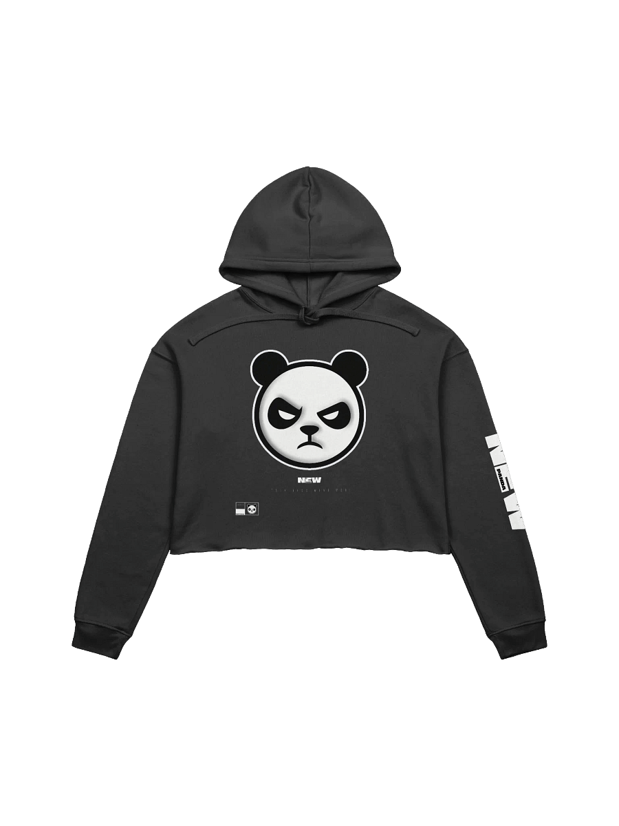 new panda Clawed Attitude Crop Hoodie product image (1)