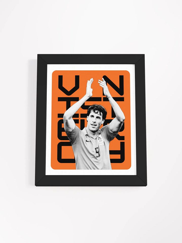 Ruud van Nistelrooy BW Netherlands Name Art Framed Print product image (1)