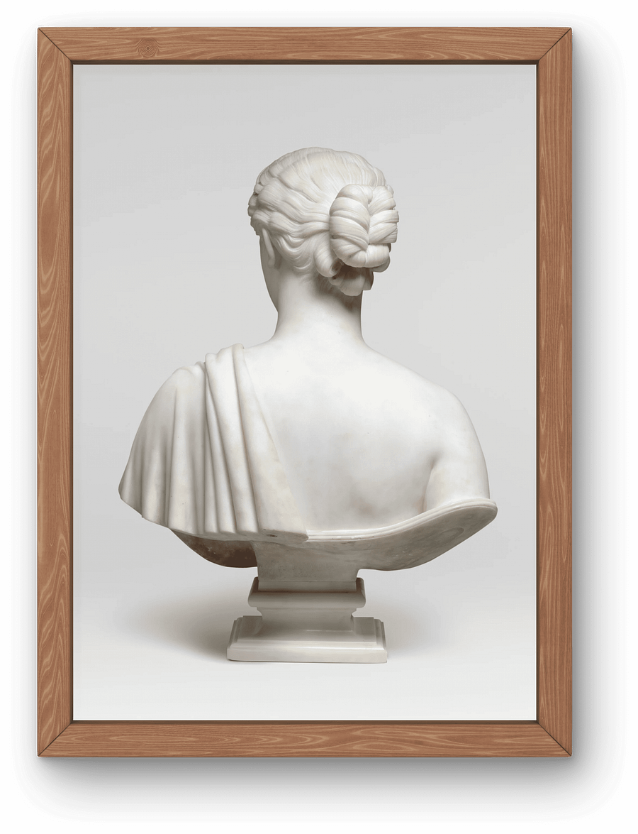 [Digital] Marble sculpture of back of woman - Hiram Powers product image (1)