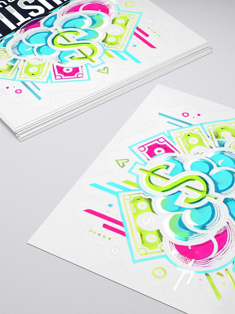 Wealthy Clouds Kiss Cut Stickers product image (12)