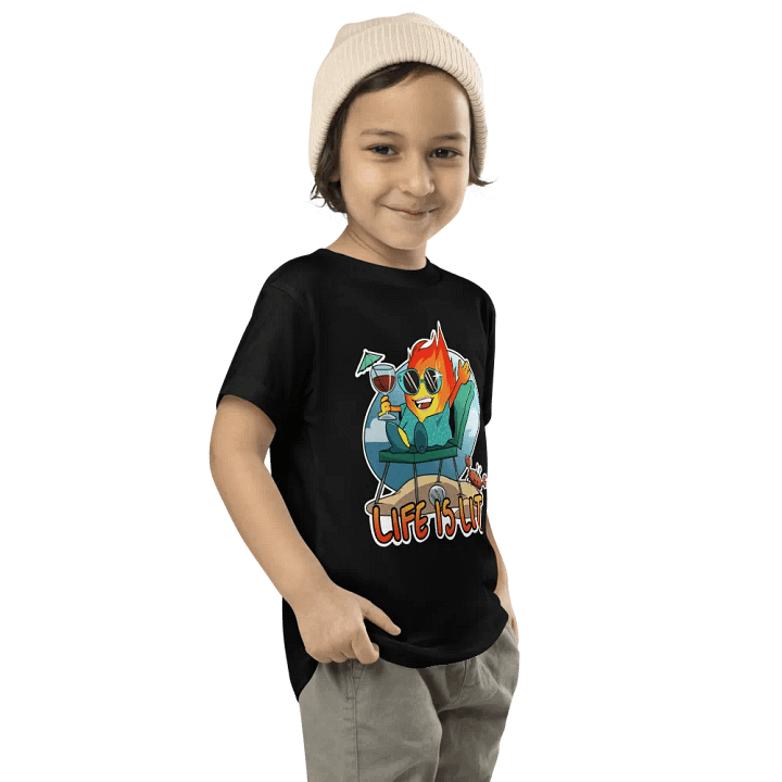 MamaFlame Life is Lit Toddler Tee product image (1)