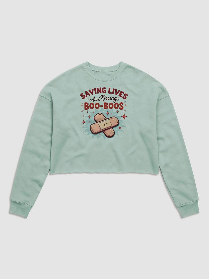 Boo-Boo Savior Crop Sweatshirt product image (1)