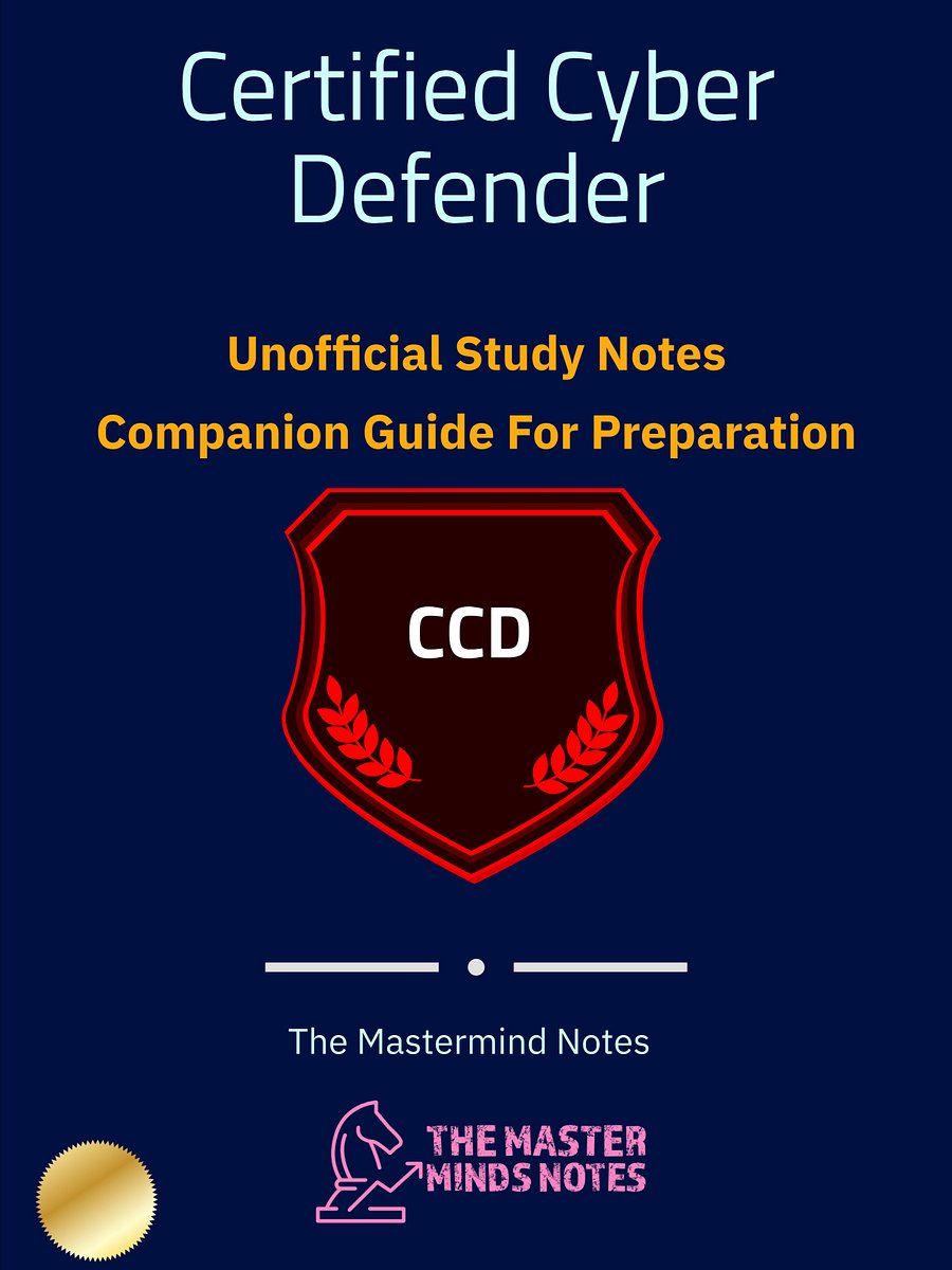 Certified Cyber Defender (CCD) Study Notes (Unofficial) product image (1)