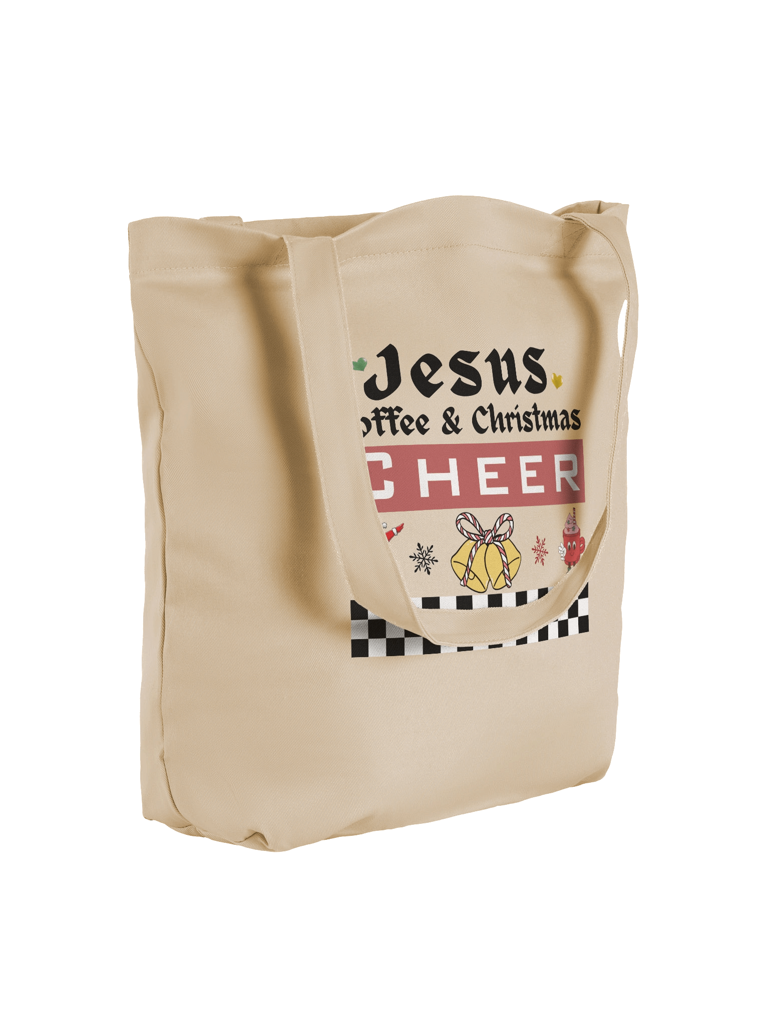 Jesus, Coffee & Christmas Cheer Mug and Tote Set | Christian Coffee Lover Gift | Faith Holiday Gift for Believers & Moms product image (3)