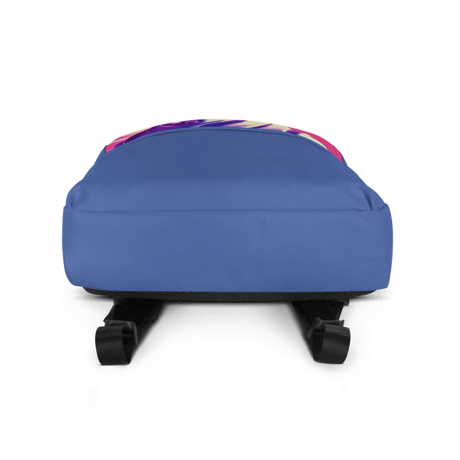Greek God retrowave City Pop Dark Blue Backpack product image (9)