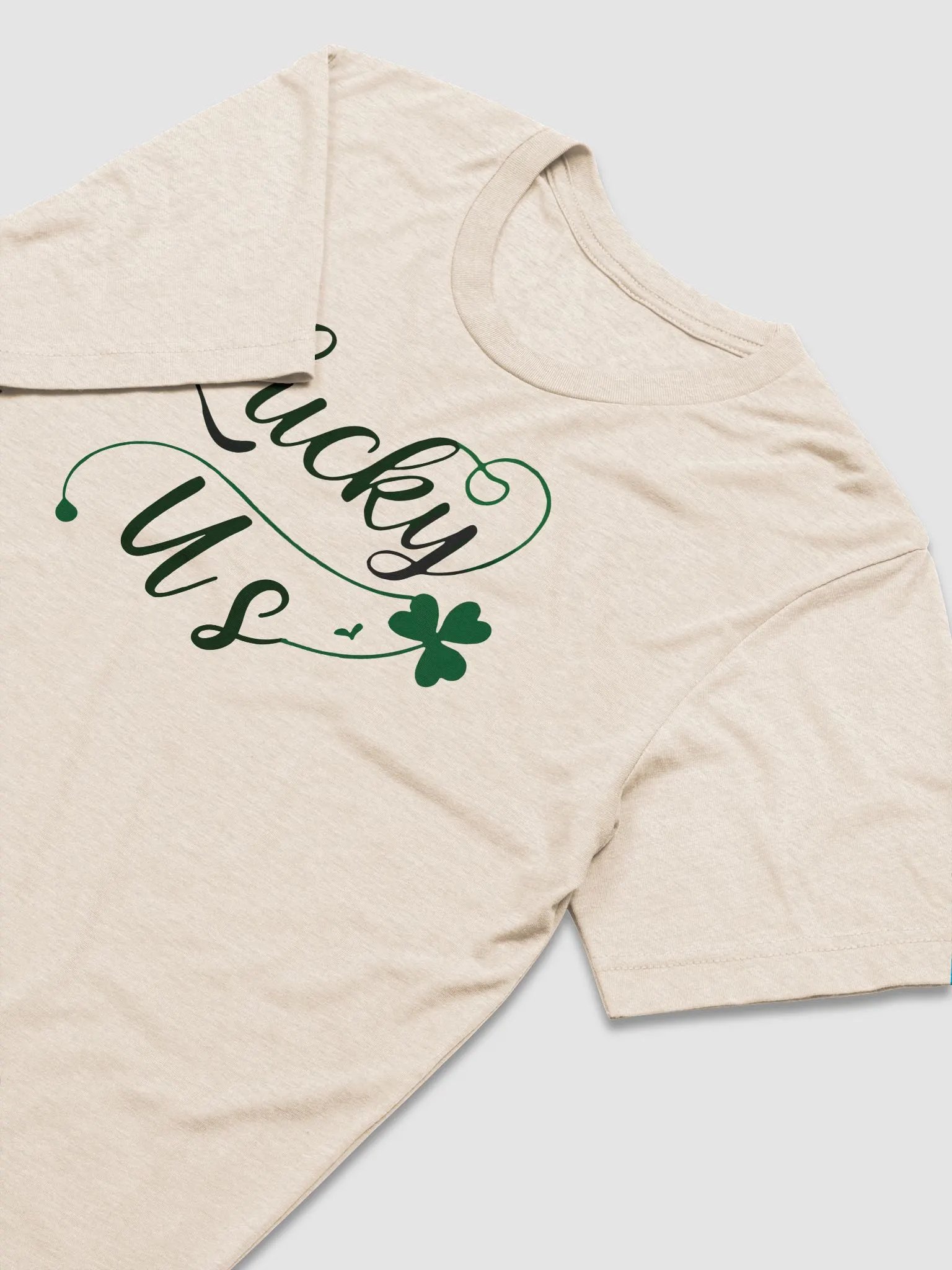 Lucky Us Shamrock St, Patrick's Day Tee product image (9)