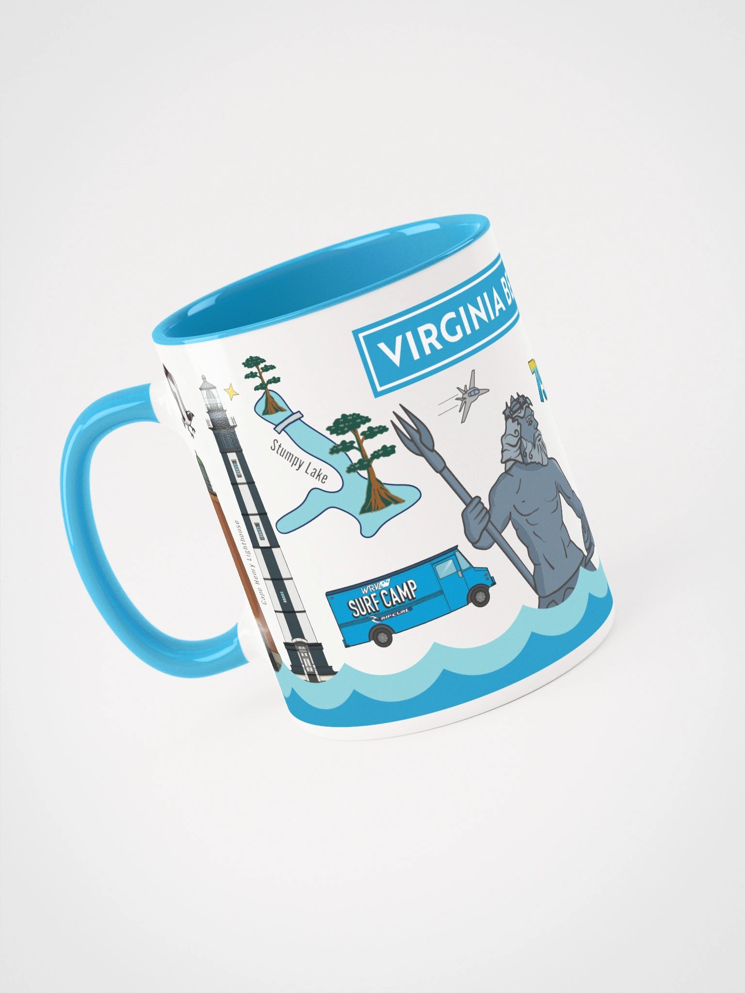 Virginia Beach Coffee Mug - Color Inside product image (4)