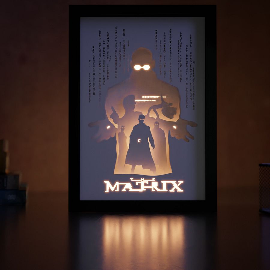 Matrix Rectangle-Hexagon Light Box Template -PDF PNG SVG DXF + Video Tutorial product image (4)