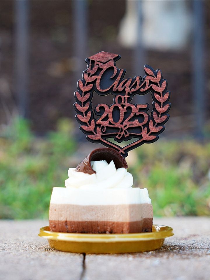 Class of 2025 - Graduation Topper - Laser Cut Design File product image (1)