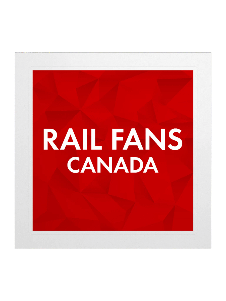 The Rail Fans Canada Geometric Sticker product image (2)