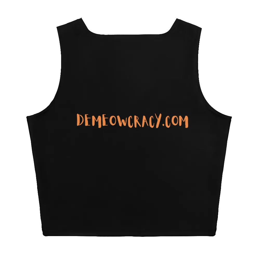 King Karen Crowned Black Stretchy Crop Top product image (3)