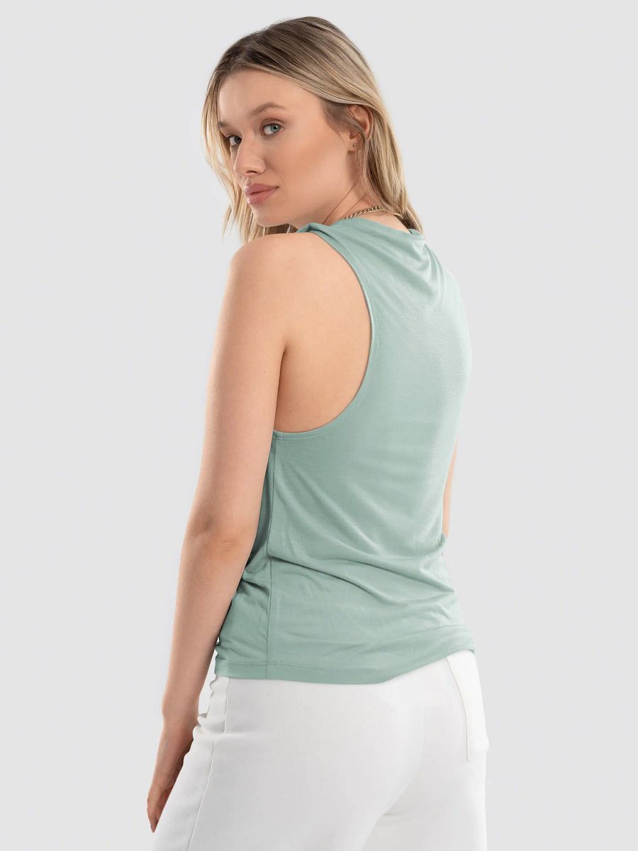 "I Like My Coffee Like I Like My Jokes... Dark" Bella+Canvas Women's Flowy Muscle Tank product image (3)
