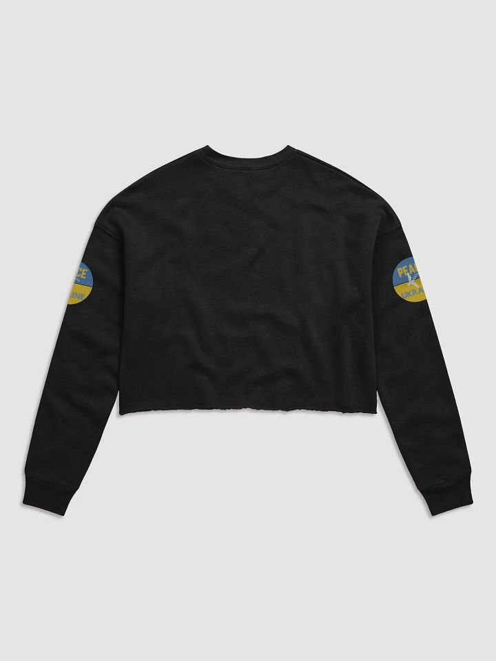 Peace in Ukraine Crop Sweatshirt product image (2)