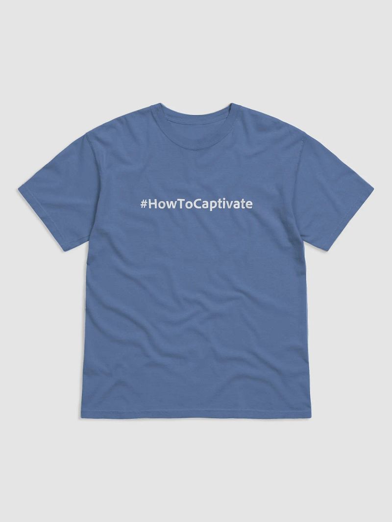 Flo Blue Comfort Colors Garment-Dyed Heavyweight T-Shirt