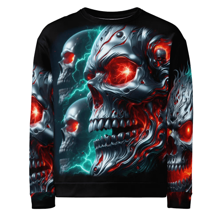 Skull Inferno - Unisex Sweatshirt #2 product image (1)
