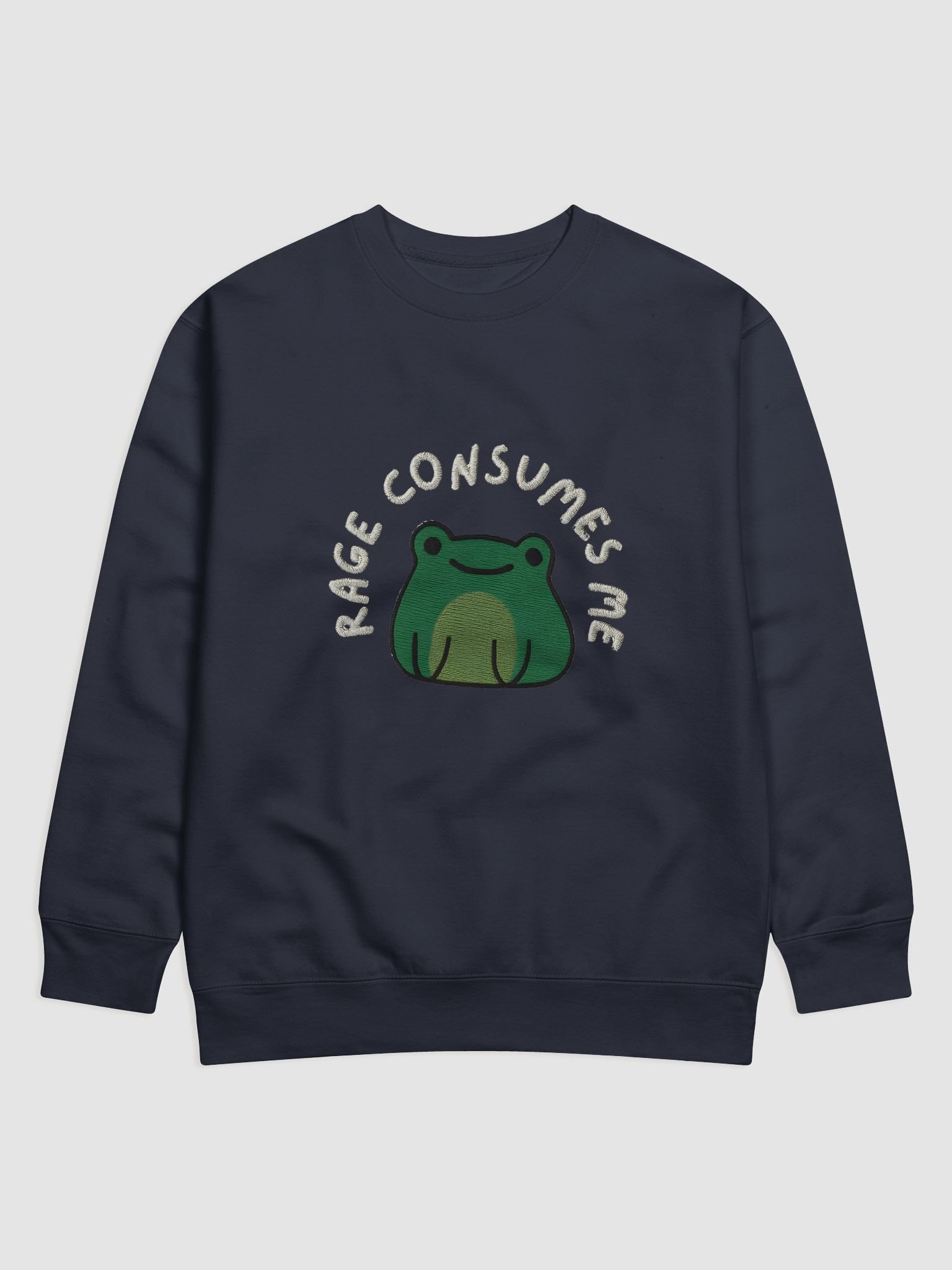 Embroidered Frog Rage Consumes Me product image (1)