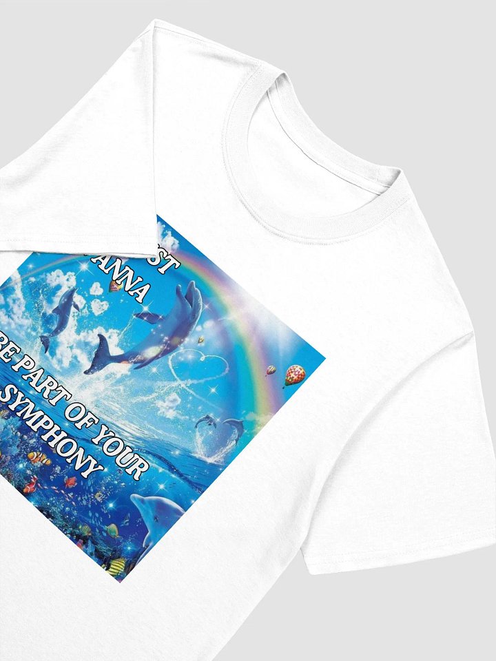 Whimsical Symphony Dolphin Unisex T-Shirt product image (2)