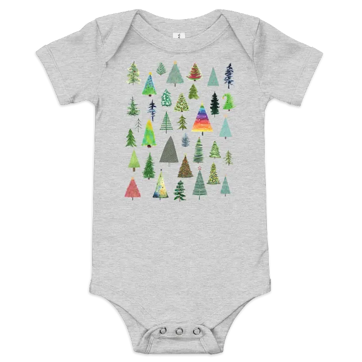 Christmas Tree Collage Baby Bodysuit product image (3)