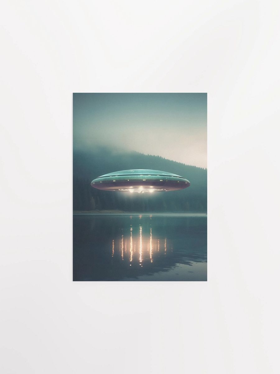 The Truth is Out There / The X-Files photo of UFO — sci-fi poster, movie art, I want to believe poster, space print, aliens wall decor product image (6)
