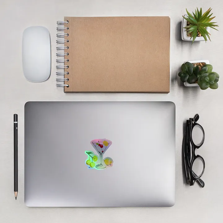 Sip & Sparkle Holographic Sticker Set product image (2)