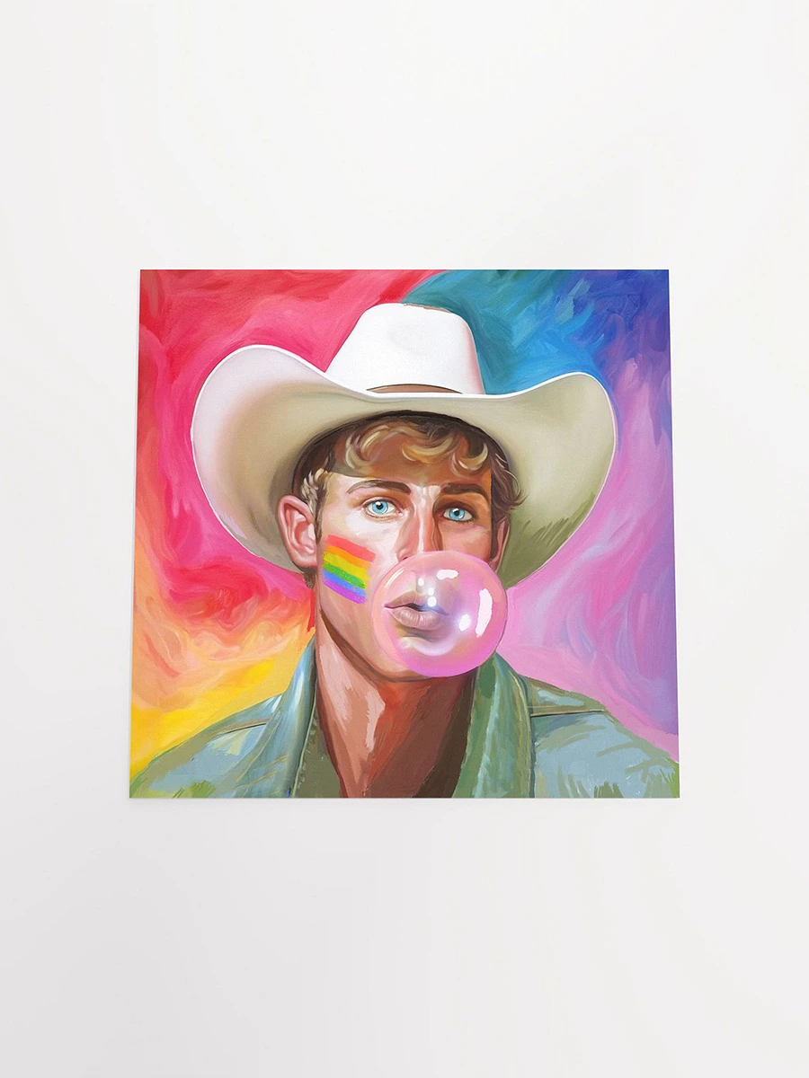 Blond Cowboy – Fun Gay Matte Poster product image (4)